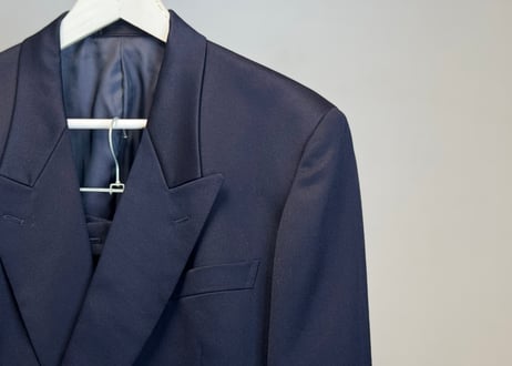 yves saint laurent double set up suit
