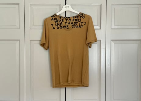 maison margiela AIDS t brown