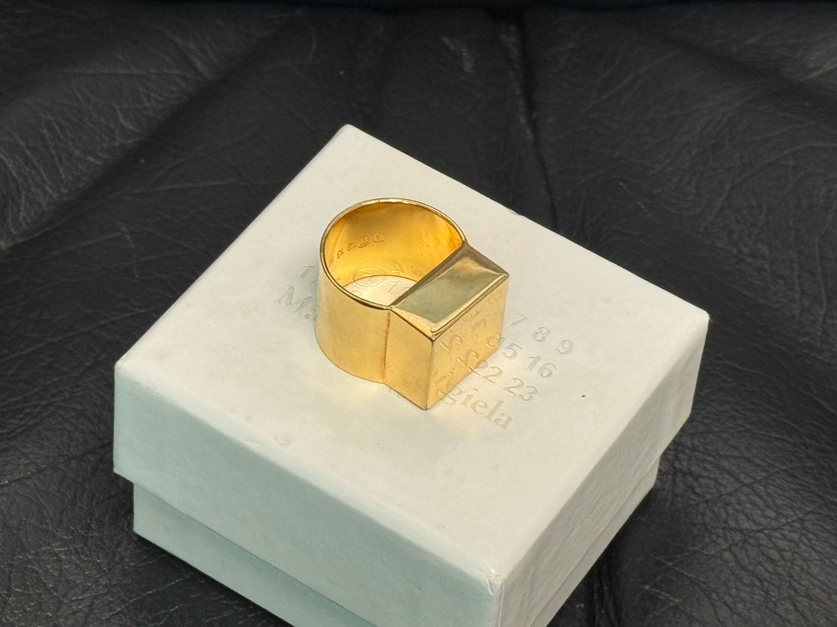 ここのえ期 maison margiela 11ss ゴールドリング maison margiela ここのえ期 signet ring | weekend tokyo