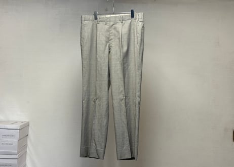 yves saint laurent gray check set up suit
