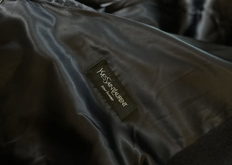 yves saint laurent made in Italy belted coat
