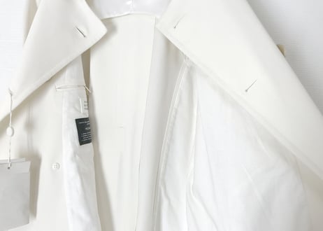 2016ss maison margiela silk double coat dead stock