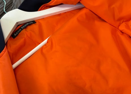 acne studios face motif bomber jacket #1
