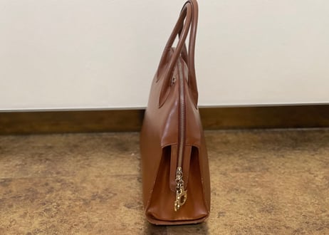 salvatore ferragamo gancino leather bag