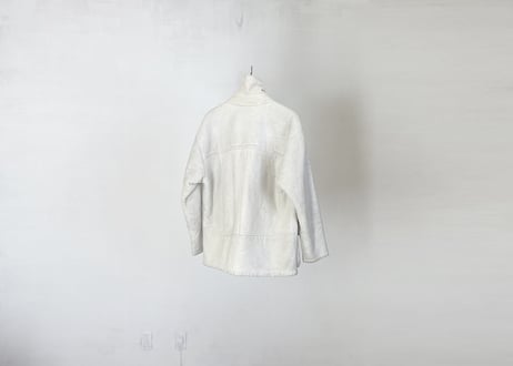 80s loewe mouton leather jacket