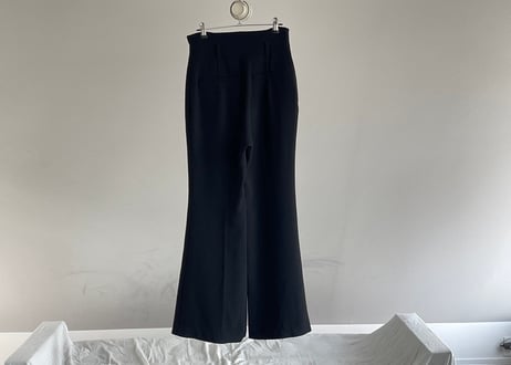 mamekurogouchi high waist flare trousers