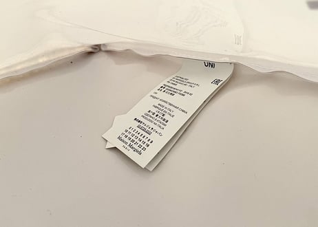 maison margiela calender tag bag
