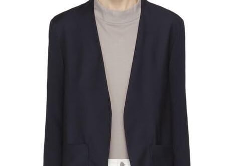 maison margiela 2020ss ”再構築” collar less jacket dead stock