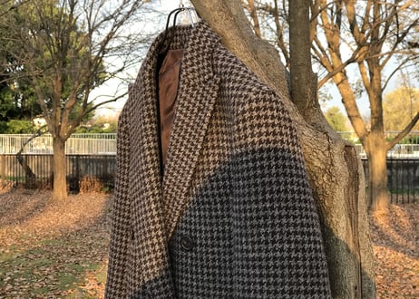 2019aw drumohr double chesterfield coat dead stock