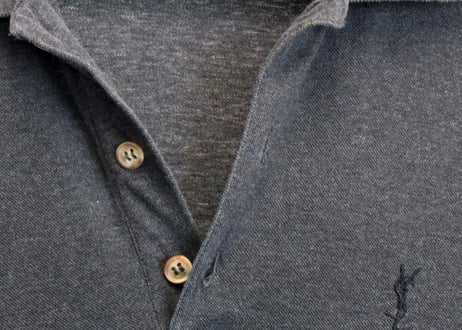 yves saint laurent YSL logo polo shirt