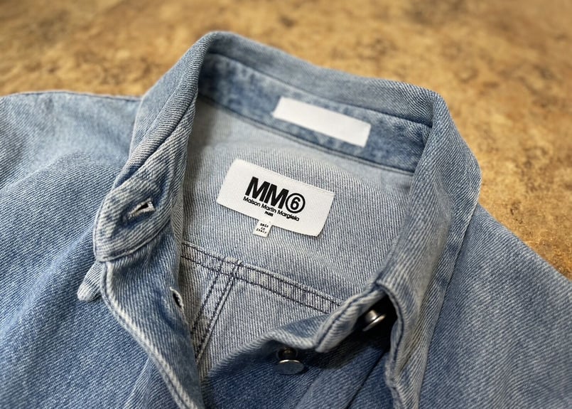 mm6 maison margiela 2015ss over size denim shir