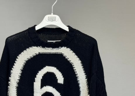 mm6 "肉厚" number knit