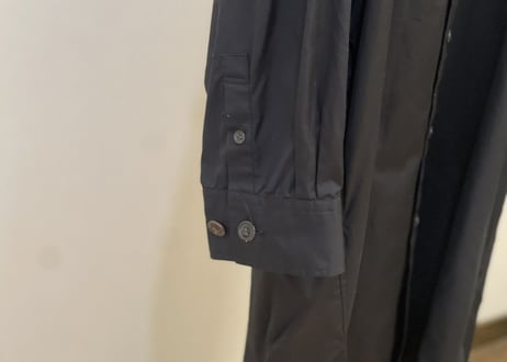 yohji yamamoto over size long coat dead stock