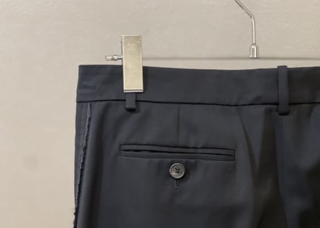 yves saint laurent rive gauche side line trousers