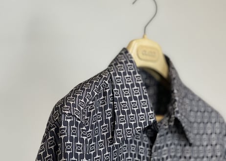 gucci Jacquard silk shirt dead stock