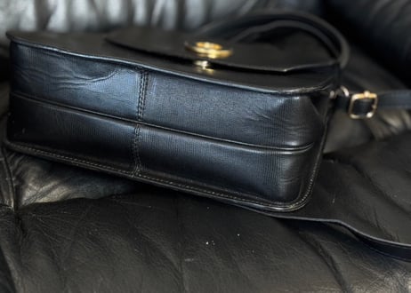 celine leather shoulder bag