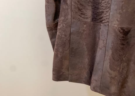 loewe unborn calf leather jacket