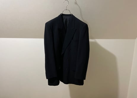 【setup special pick up】80-90s set up suit "black double"