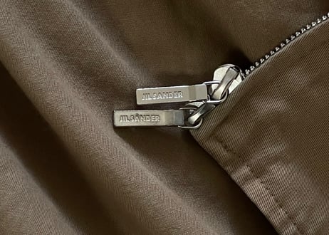 jilsander silk cotton blouson