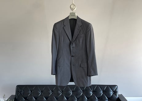 prada stripe set up suit