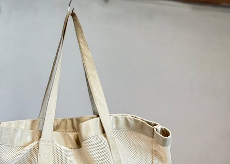maison margiela "初期" large size mesh leather bag
