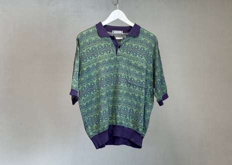 yves saint laurent knit polo shirt