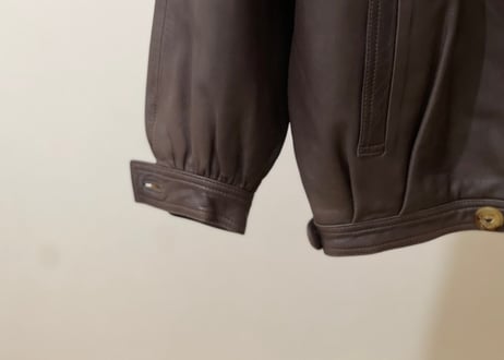 loewe leather blouson