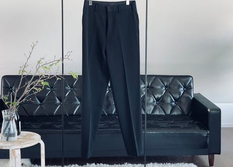 junko koshino black 5 button zip set up suit