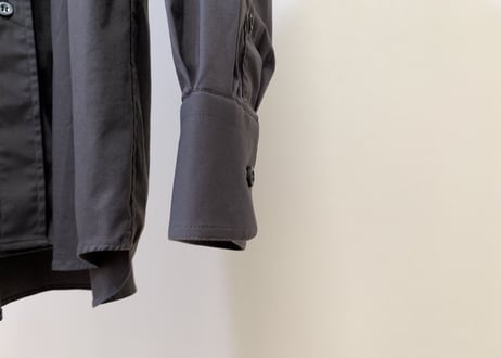 prada pocket shirt gray