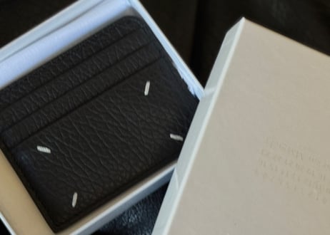 maison mariale leather holder dead stock