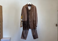 dirk bikkembergs leather switch set up suit