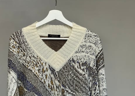 90s lanvin made in Italy mohair knit