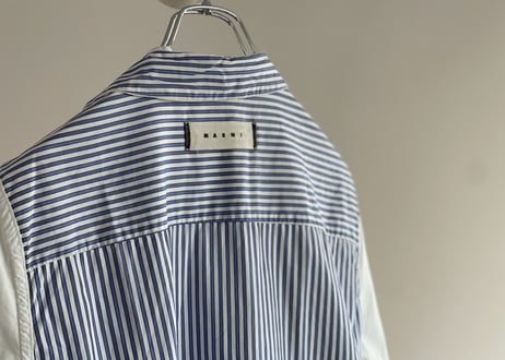marni inside out stripe shirt