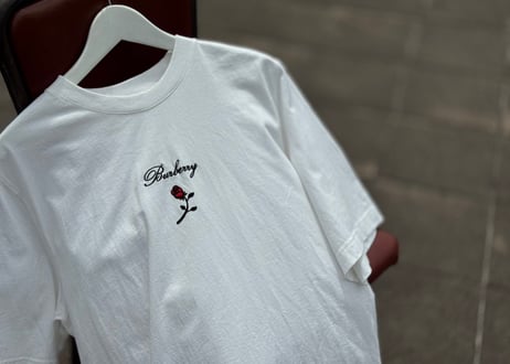 burberry 2024-25 over size rose tops