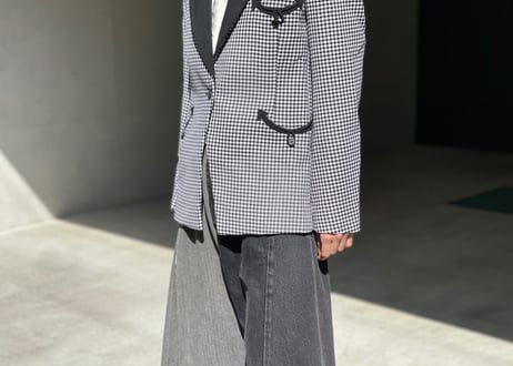 pacp rabamme 2021ss wide lapel jacket dead stock