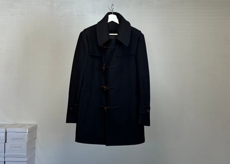 gucci design duffel coat dead stock