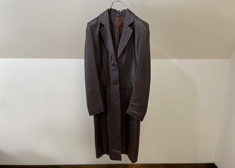 loewe lamb leather coat