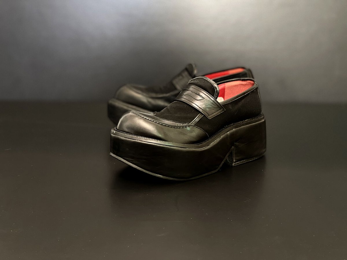 jean paul gaultier leather platform shose | wee