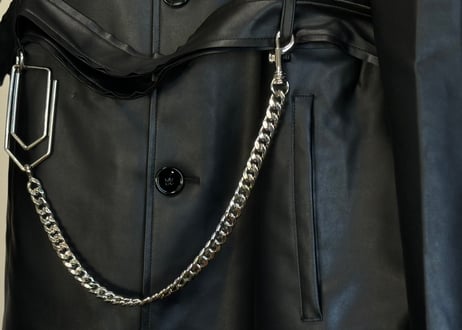 mm6 maison margiela 2022aw fake leather coat