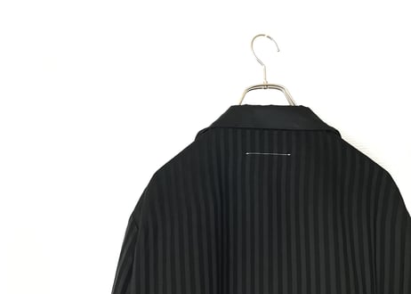 2018aw mm6 over size stripe coat dead stock