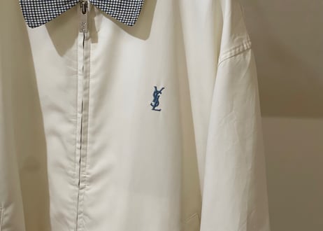 yves saint laurent blouson white