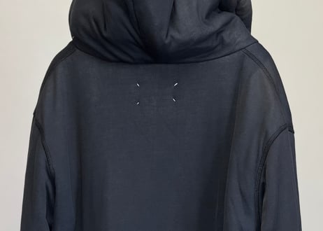 maison margiela drawstrings "中綿" hoodie