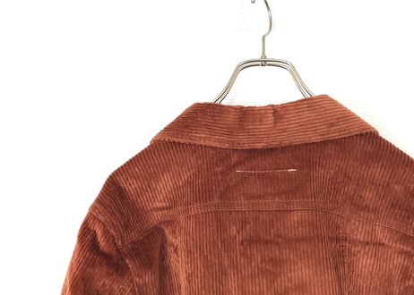 2019ss mm6 velour long coat dead stock