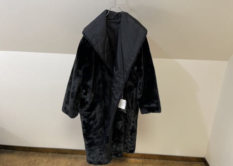 90s reversible fur coat dead stock