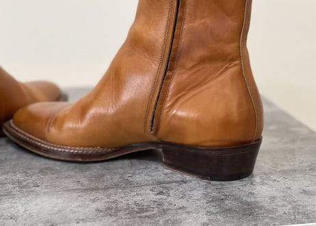maison margiela "replica" leather heel boots 43