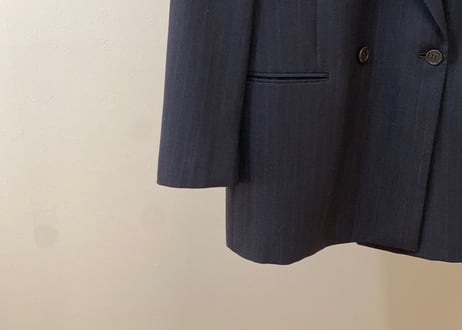 valentino stripe set up suit dead stock