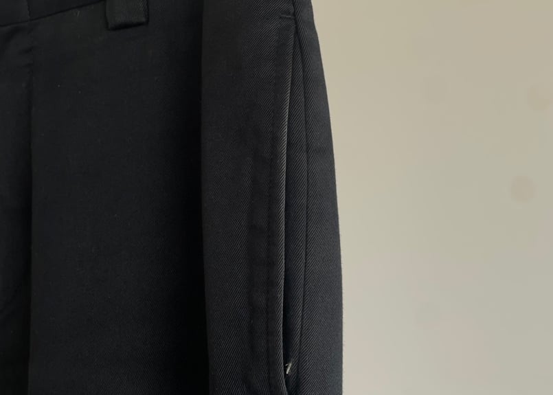 GUCCI スラックス パンツ ブラック 黒 ハイウエスト トムフォード期 GUCCI - 【超希少】GUCCI 2004AW トムフォード期 ベロア