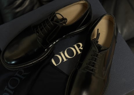 dior leather shoes dead stock
