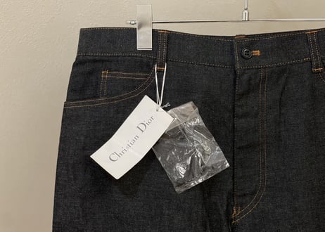 christian dior denim pants dead stock