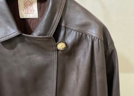 loewe leather blouson